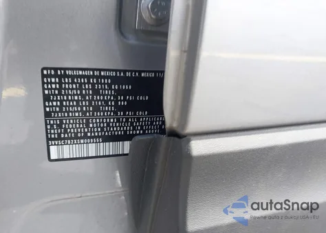 2025 Volkswagen Taos 1.5T Se z USA, uszkodzony, nr VIN 3VVSC7B2XSM009555